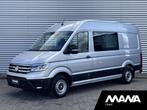 Volkswagen Crafter 35 2.0TDI 177PK L3H3 DC Highline Automaat, Auto's, Gebruikt, 4 cilinders, Volkswagen, Bedrijf