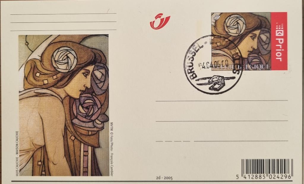 5 x Briefkaart BK129 - BK133 Huis Cauchie, Ophalen of Verzenden