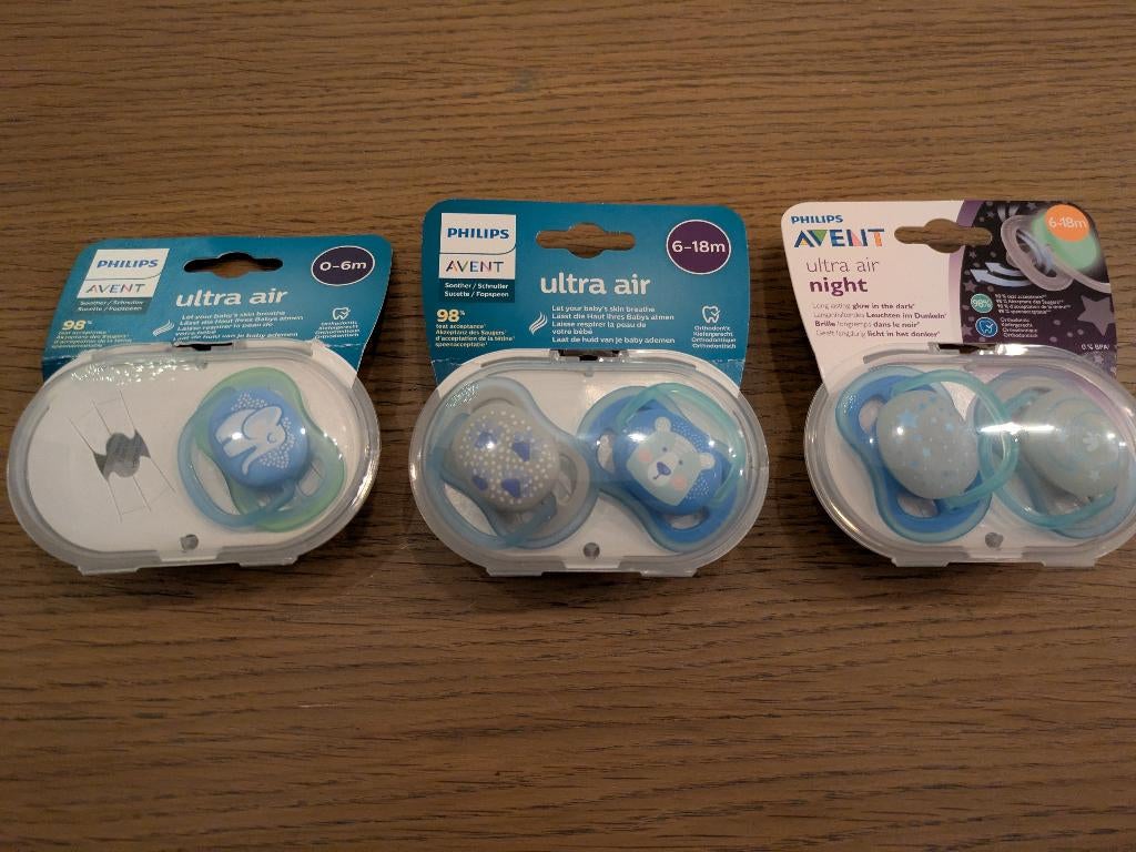 Fopspenen Avent ultra air, Enlèvement ou Envoi, Neuf, Autres types, Autres marques