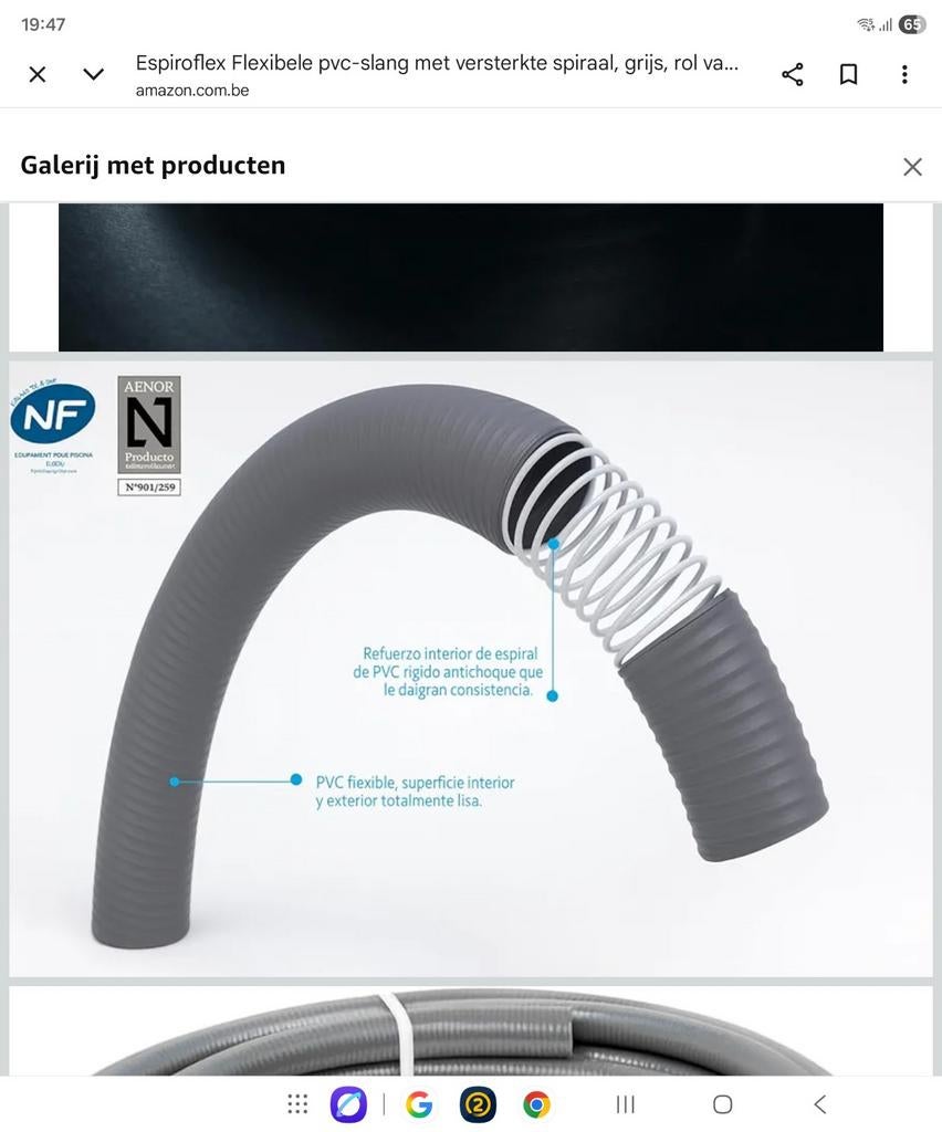 Tuyau MAXIFLEX diamètre 40 mm Nouveau 50 mètres par rouleau, Bricolage & Construction, Tuyaux & Évacuations, Enlèvement