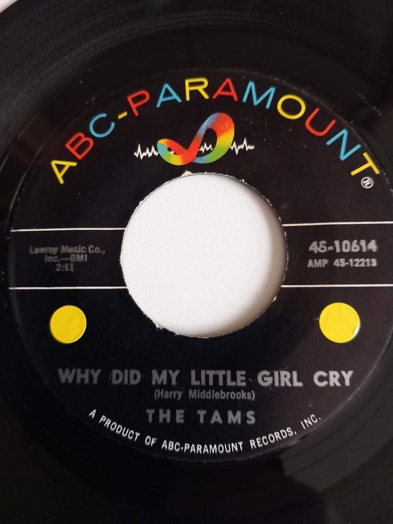 THE TAMS 2  FACE R&B POPCORN USA 45T, Cd's en Dvd's, Vinyl | Pop, Ophalen of Verzenden