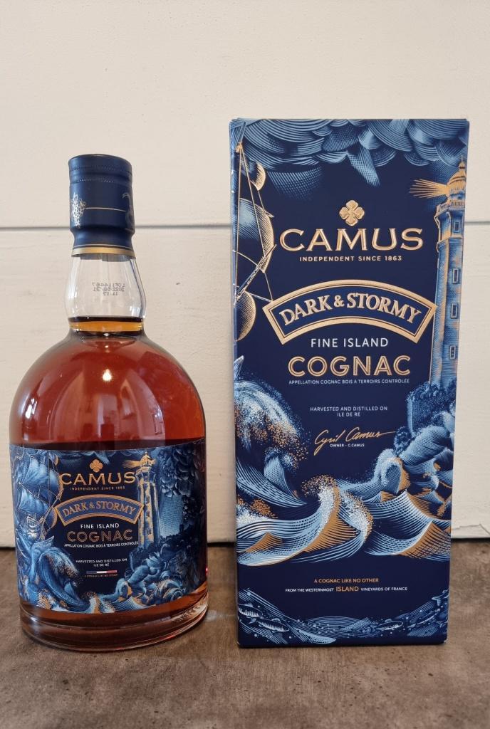 Cognac Camus foncé et orageux 0,75 L, Collections, Vins, Neuf, Autres types, France, Enlèvement ou Envoi