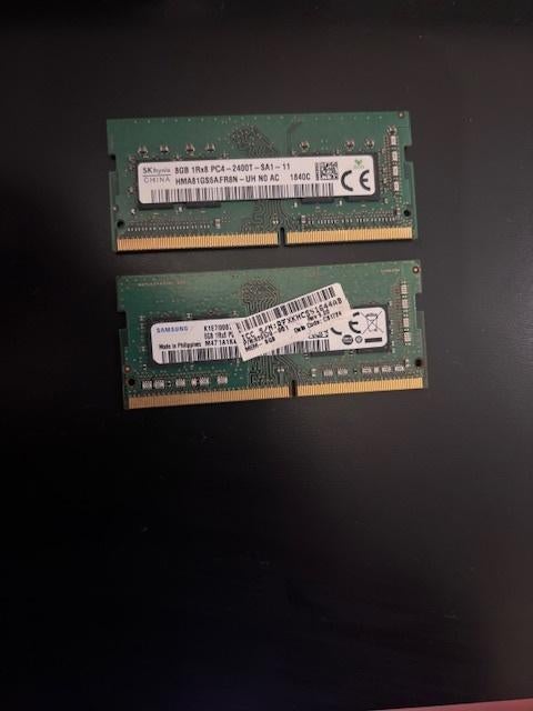 16 Go de mémoire RAM DDR4 (2 x 8 GB) — Brussels Centre, DDR4, 8 GB, Comme neuf, Enlèvement