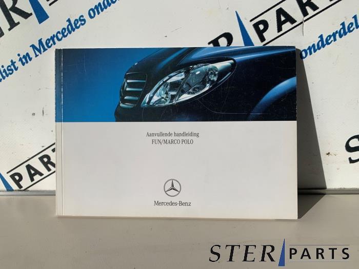 Livret d'instructions d'un Mercedes V-Klasse, Autos : Pièces & Accessoires, 3 mois de garantie, Utilisé, -, -