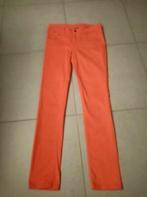 Pieces : nieuw koraal rood lange broek rechte pijp , mt 38, Maat 38/40 (M), Nieuw, Ophalen of Verzenden, Lang