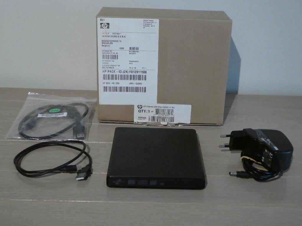 HP Externe DVD RW speler, Ophalen of Verzenden, Zo goed als nieuw, Extern, Dvd