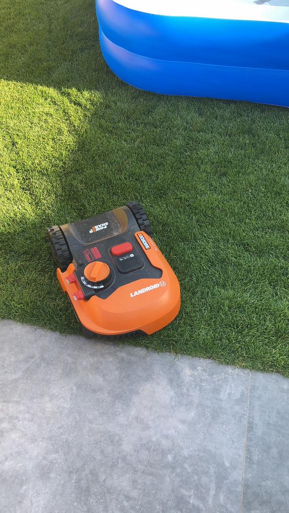 Robotmaaier - Landroid Worx M, Tuin en Terras, Grasmaaiers, Gebruikt, Elektrische grasmaaier, Ophalen