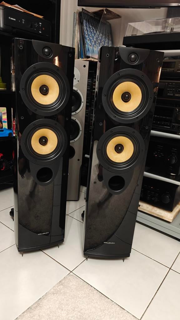 Luidspeekerboxen Wharfedale Pacific Evo 30 black piano, TV, Hi-fi & Vidéo, Enceintes, Enlèvement