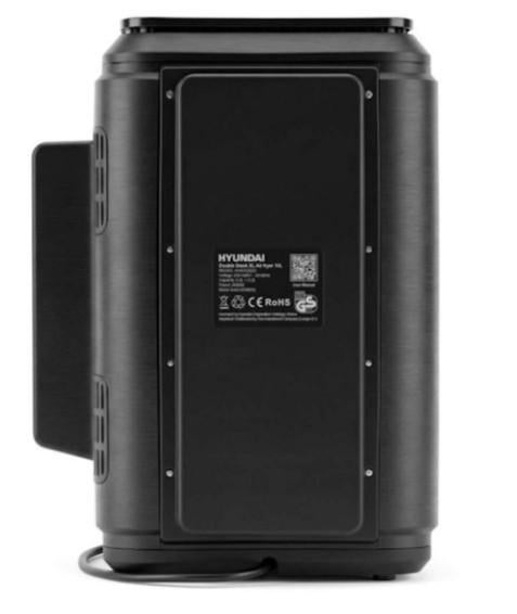 Friteuse a air doublé hyundai xxl deux tiroirs de 5,2 litres, Enlèvement