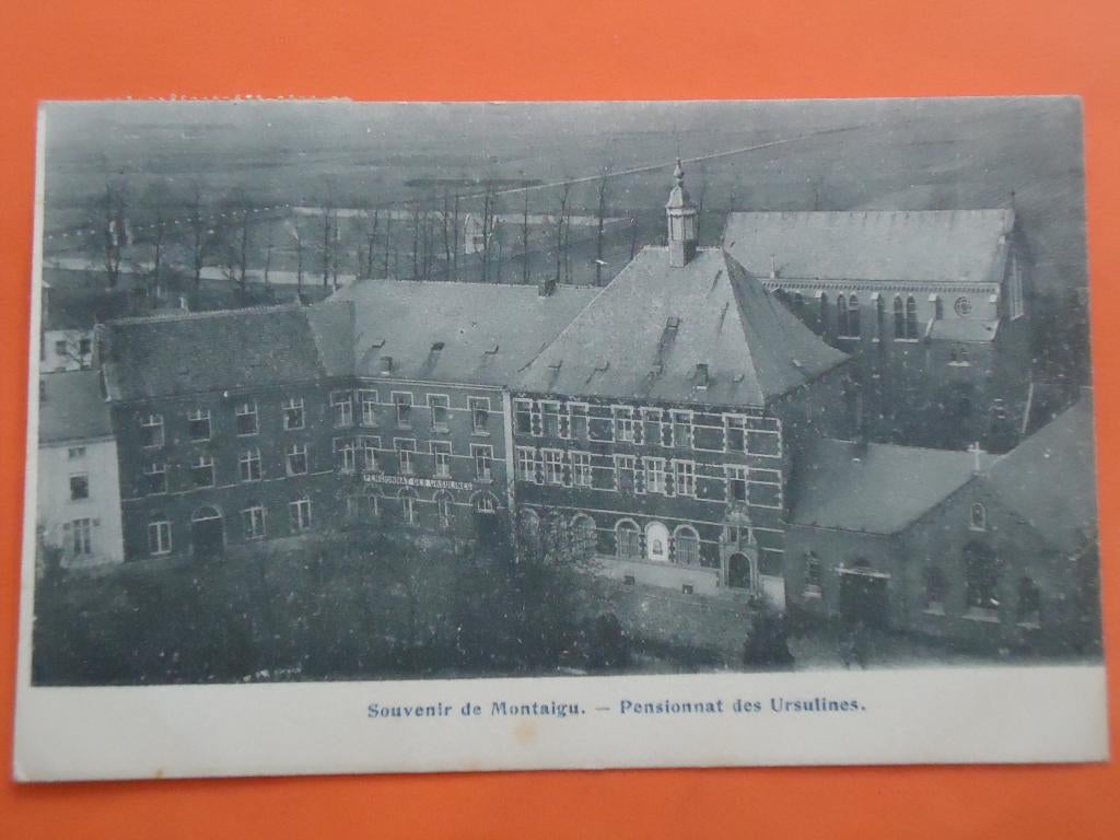 Scherpenheuvel , Montaigu   Pensionnat des Ursulines, Verzamelen, Ophalen of Verzenden, Voor 1920, Gelopen, Vlaams-Brabant