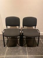 Twee zwarte stoelen, Ophalen, Zo goed als nieuw, Twee