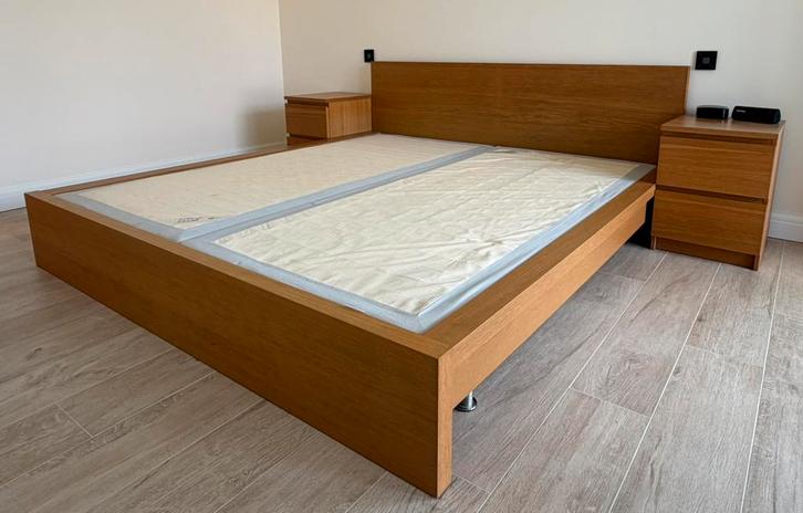 Bed compleet, Huis en Inrichting, Slaapkamer | Complete slaapkamers, Gebruikt, Tweepersoons, Ophalen