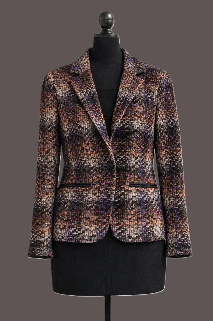 Roberto Sarto Collection blazer met luxe structuur maat 38, Kleding | Dames, Jasjes, Kostuums en Pakken, Zo goed als nieuw, Jasje