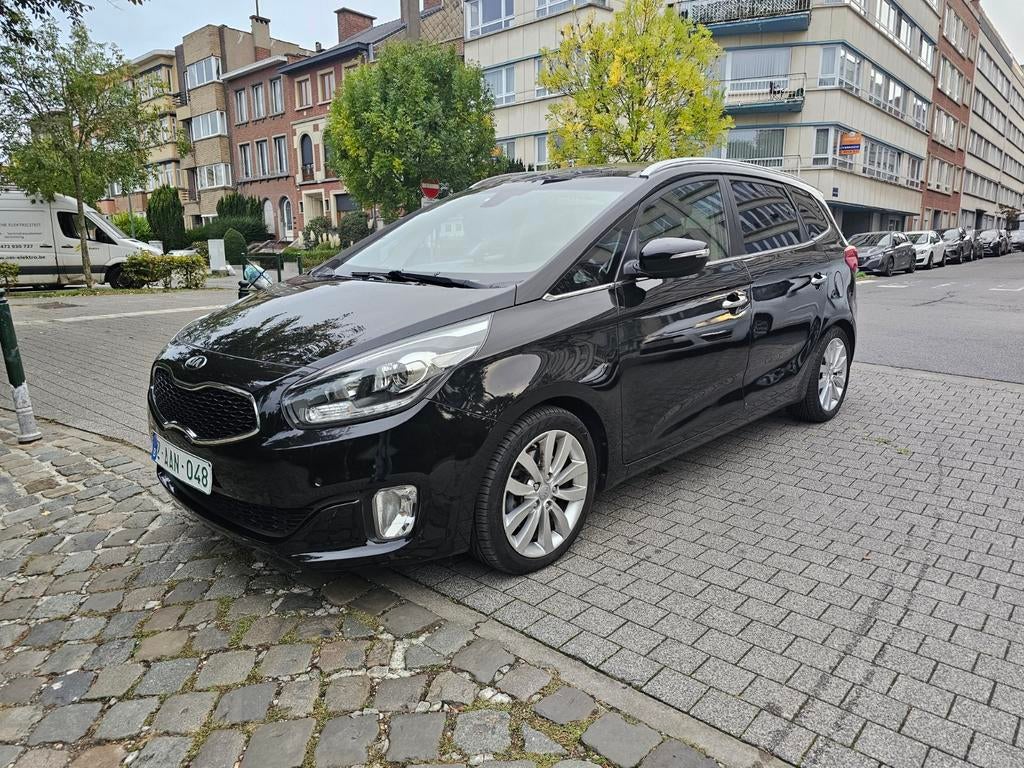 KIA CARENS 7PL AUTOMAAT, Auto's, Kia, Automaat, Monovolume, 4 cilinders, Leder