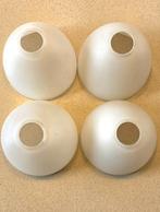 Abat-jour en verre, Moins de 25 cm, Comme neuf, Blanc, Ovale