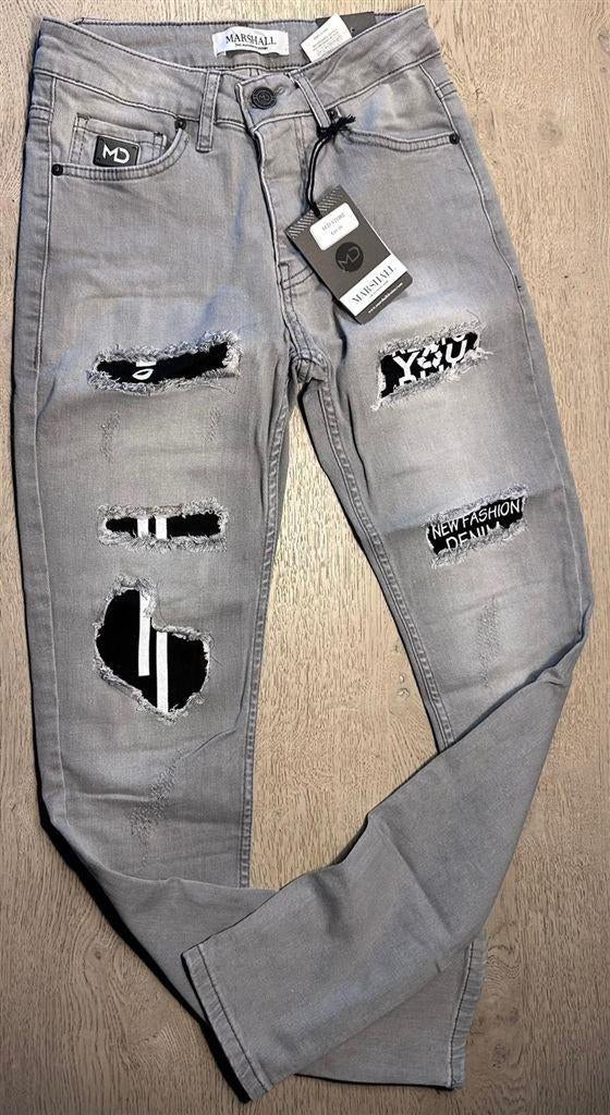 Marshall Denim Jeans ~NIEUW~ [11] Maat 30, Enlèvement ou Envoi, Neuf, Gris, W32 (confection 46) ou plus petit