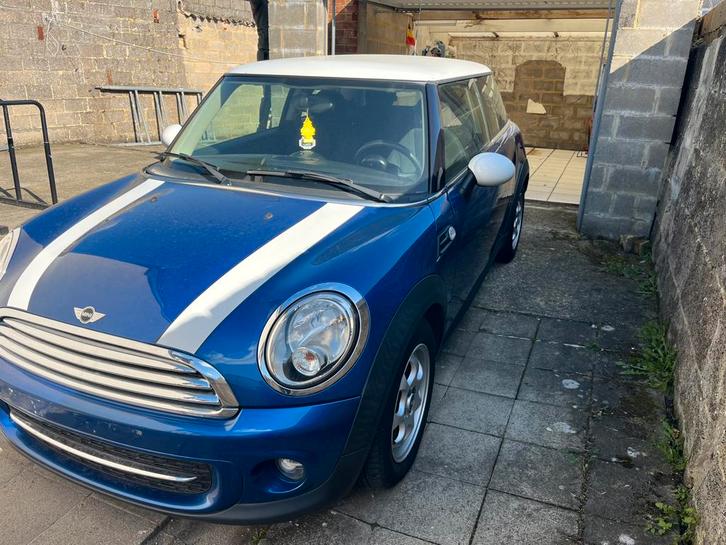 Mini Cooper, Auto's, Mini, Particulier, Cooper, Diesel, Euro 5, 3 deurs, Handgeschakeld, Blauw, Zwart, Stof, Voorwielaandrijving