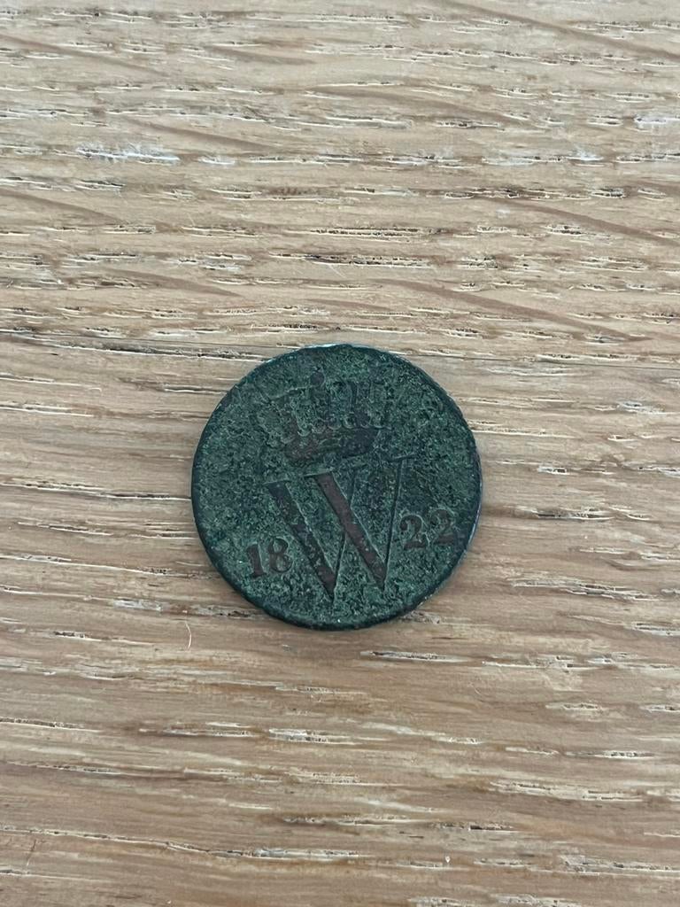 1 cent Nederland 1822, Postzegels en Munten, Munten | Nederland, Ophalen of Verzenden, 1 cent