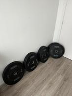 Olympic Fitness Bumper Plates (100kg en total), Ophalen, Zo goed als nieuw