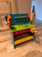 Klein houten speel werkbankje, Ophalen, Zo goed als nieuw