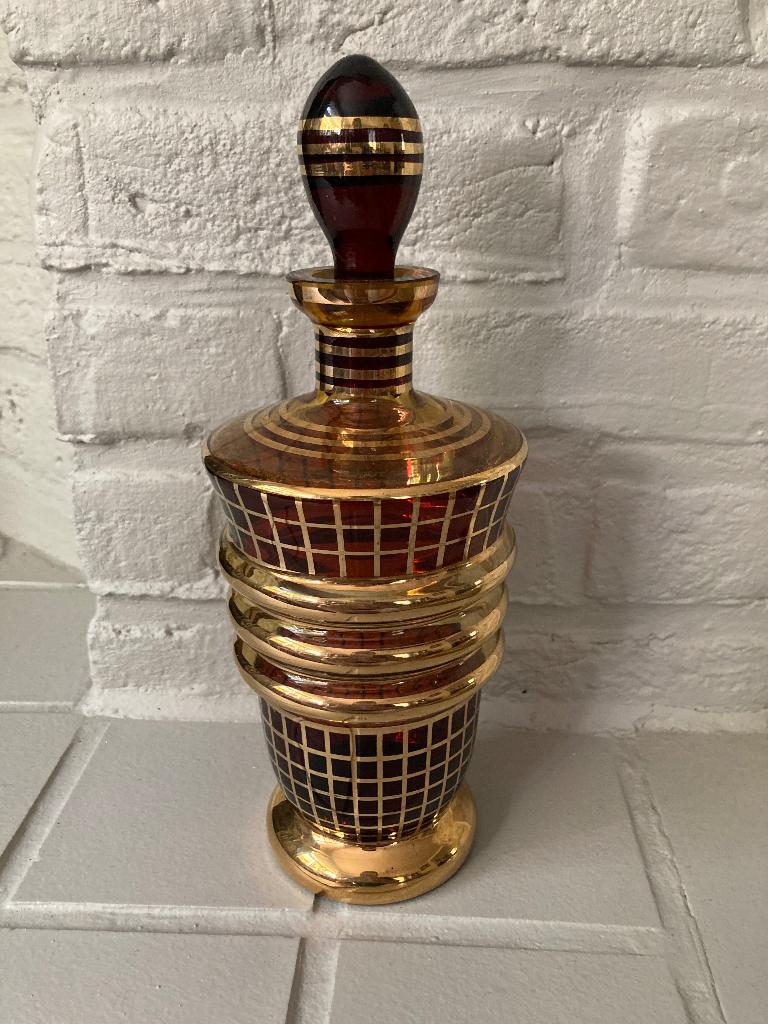 Karaf in Booms glas, Antiek en Kunst, Ophalen of Verzenden