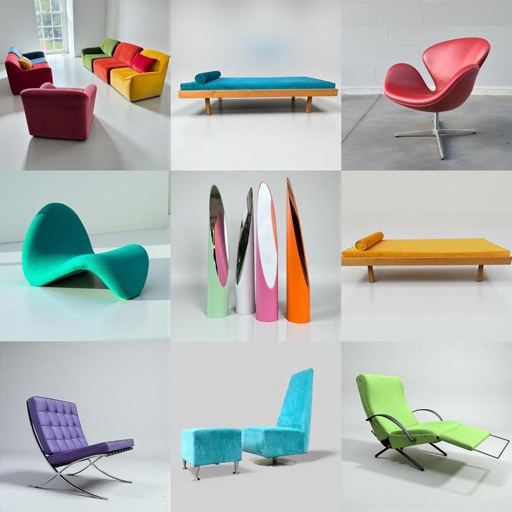 Diverse design stoelen te koop, Huis en Inrichting, Stoelen, Ophalen