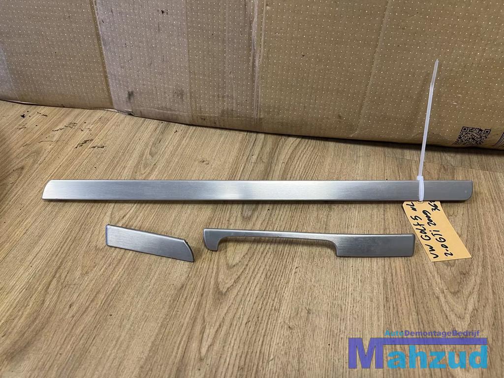 VW GOLF 5 GTI Zilver dashboard lijst sierlijst 2003-2009, Volkswagen, Volkswagen AG, Vw@volkswagen.de, Utilisé