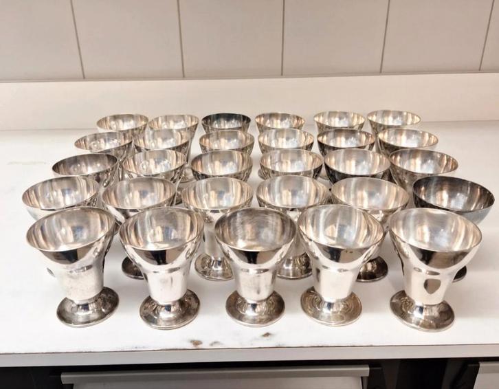 29 sections argentées, Antiquités & Art, Antiquités | Argent & Or, Enlèvement ou Envoi