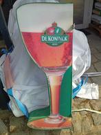 Oude DE KONINCK reclame lichtbak afmetingen 1 meter op 40 cm, Enlèvement