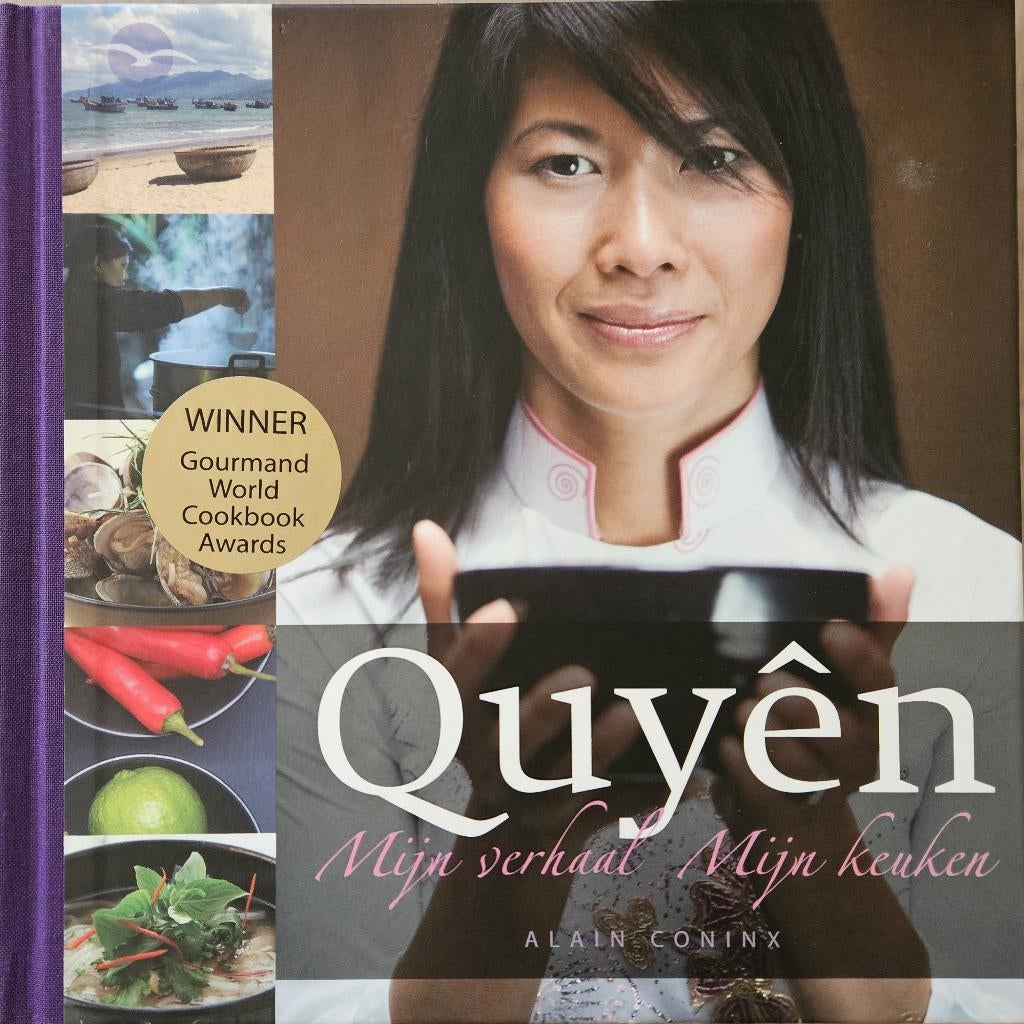 Quyên - Mijn Verhaal Mijn Keuken - 2009, Boeken, Kookboeken, Zo goed als nieuw, Voorgerechten en Soepen, Hoofdgerechten, Tapas, Hapjes en Dim Sum