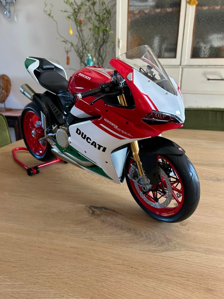 Pocher Ducati Panigale 1/4 perfect gebouwd, Enlèvement, Neuf, 1:5 à 1:8, Moteur