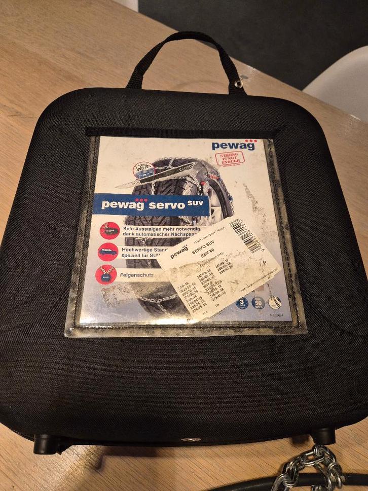 Sneeuwkettingen pewag servo suv rsv 80, Auto diversen, Sneeuwkettingen, Zo goed als nieuw, Ophalen