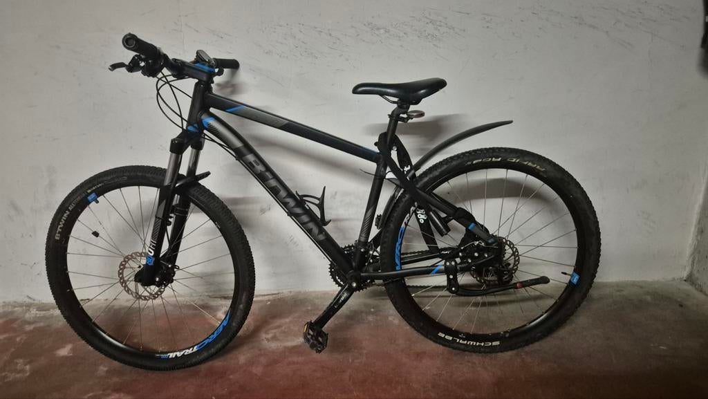 Vélo Btwin Rockrider 520, Vélos & Vélomoteurs, Enlèvement, Aluminium