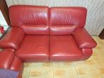 Capané salon a vendre rouge, Enlèvement, Comme neuf, Cuir