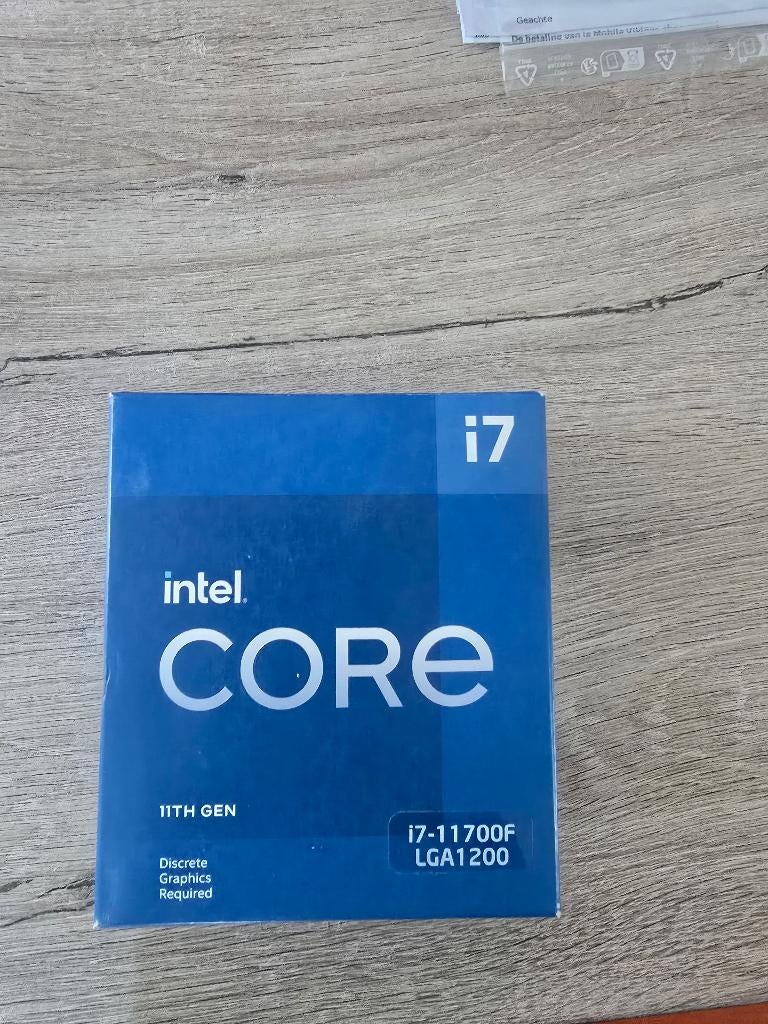 Intel I7 11700f, Computers en Software, Processors, Ophalen, Nieuw, Intel Core i7, 2 tot 3 Ghz