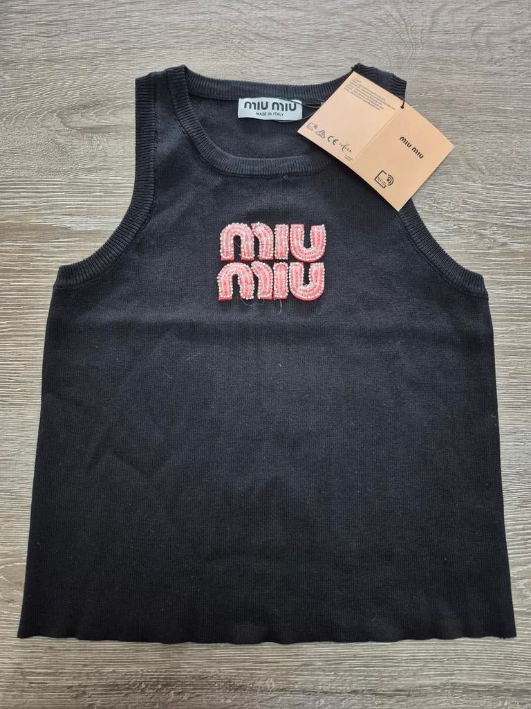 Topje miu miu, Kleding | Dames, Sportkleding, Maat 38/40 (M), Verzenden, Zwart, Overige typen