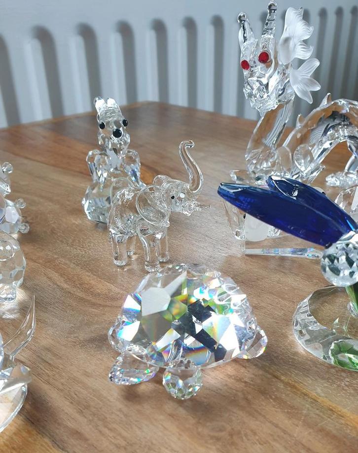 Grande collection de figurines en cristal, Collections, Statues & Figurines, Enlèvement