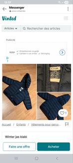 Blauw jasje, Enfants & Bébés, Vêtements de bébé | Taille 86, Enlèvement, Manteau