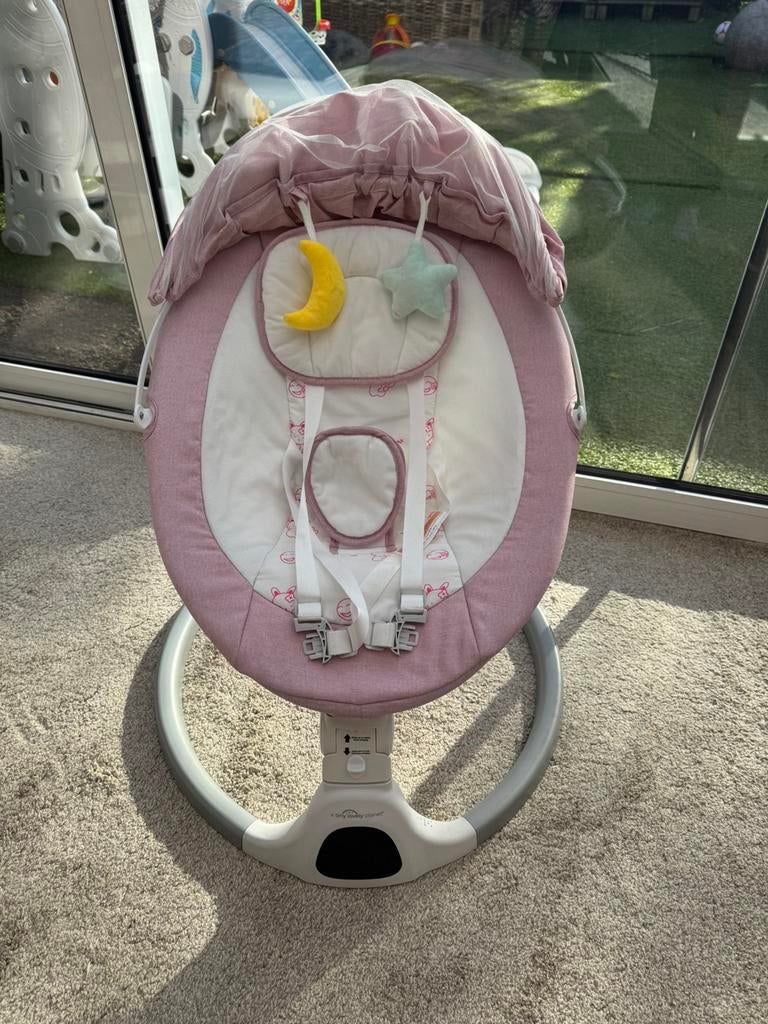 Schommelstoel baby, Ophalen, Zo goed als nieuw, Schommelstoel