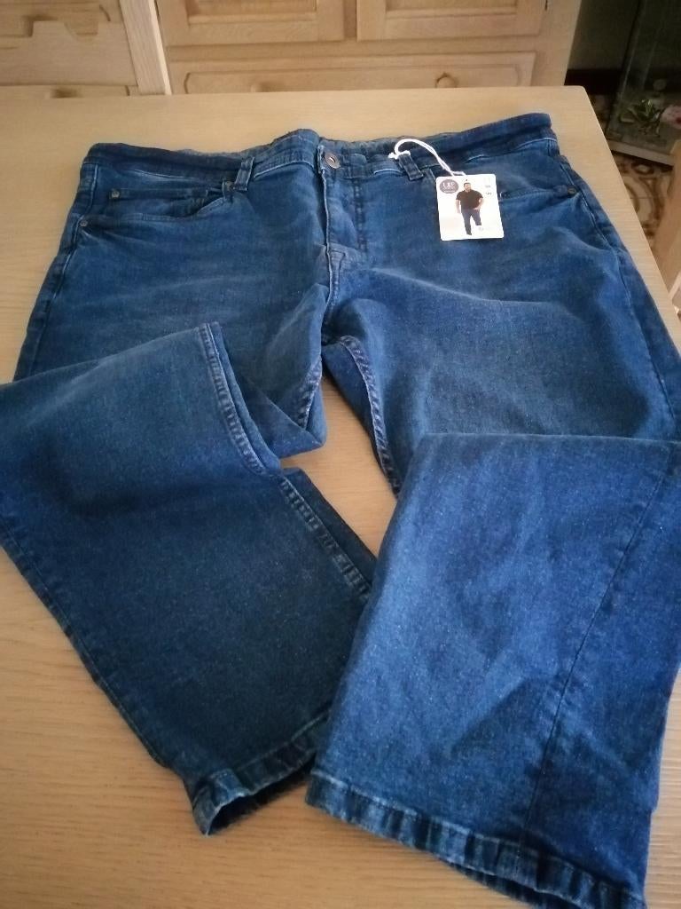 NIEUWE jeansbroek maat 58, Ophalen of Verzenden, Nieuw, Blauw, W40 - W42 (confectie 56/58)