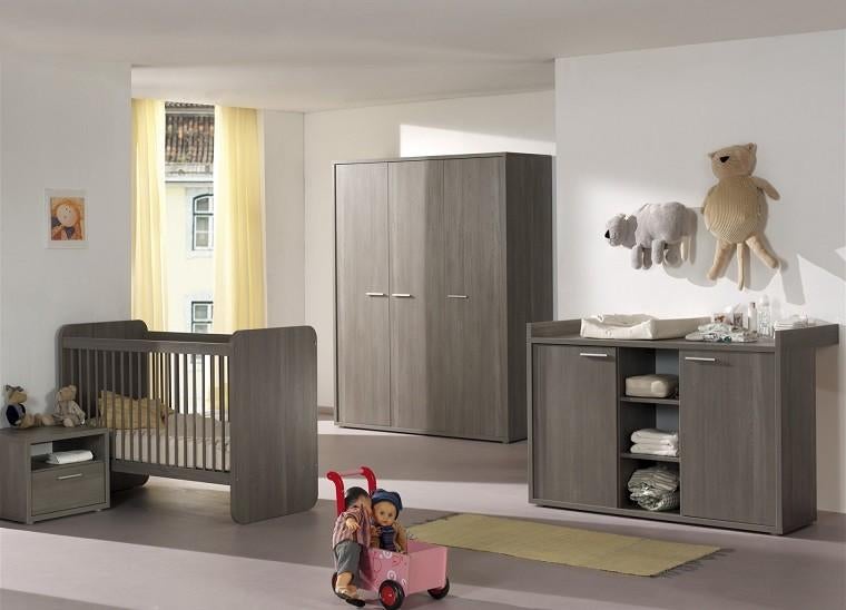 Tijdloze meegroei slaapkamer Luca (baby en tiener), Huis en Inrichting, Slaapkamer | Complete slaapkamers, Ophalen, Gebruikt, Eenpersoons