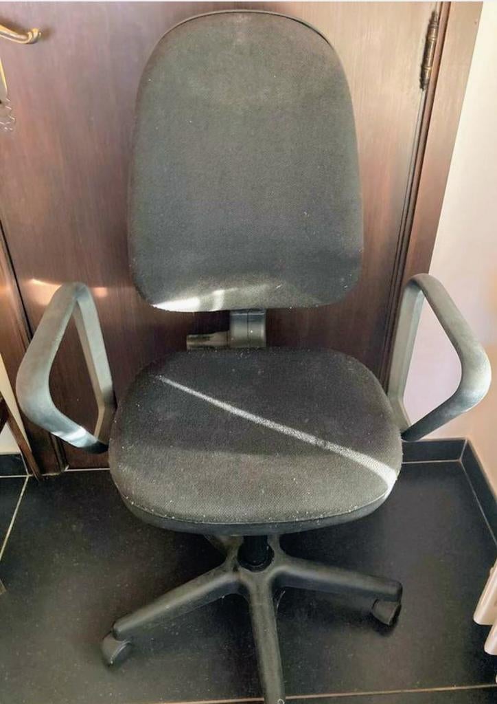 Bureaustoel, Enlèvement, Utilisé, Noir, Chaise de bureau