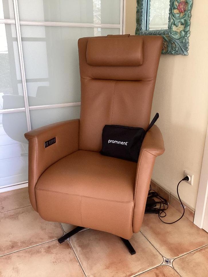 Prominent relax senior debuut (ÉTAT NEUF), Maison & Meubles, Fauteuils, Neuf, Cuir, Enlèvement