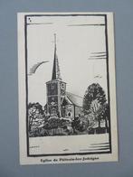 oude postkaart kerk eglise de Piétrain - Lez - Jodoigne, Enlèvement ou Envoi, Affranchie, Brabant Wallon