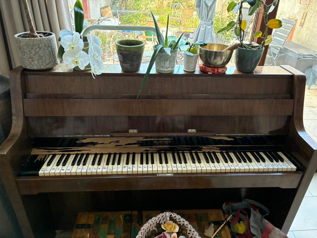 Günther piano, Enlèvement, Utilisé, Noir, Piano