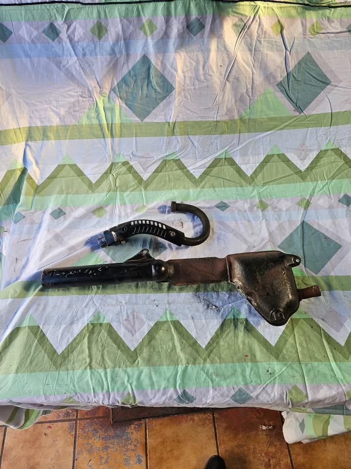 Pot d'échappement Honda XL 125s complet avec coude, Motos, Enlèvement, Utilisé