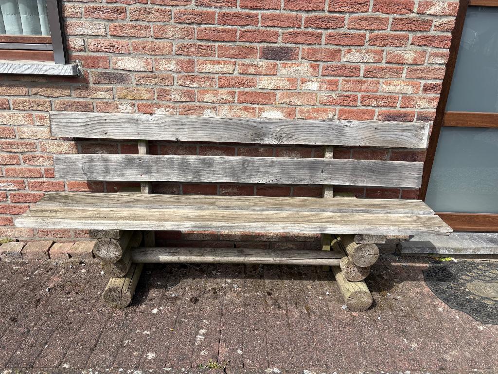 Banc de jardin en bois, Jardin & Terrasse, Bancs de jardin, Enlèvement, Utilisé, Bois