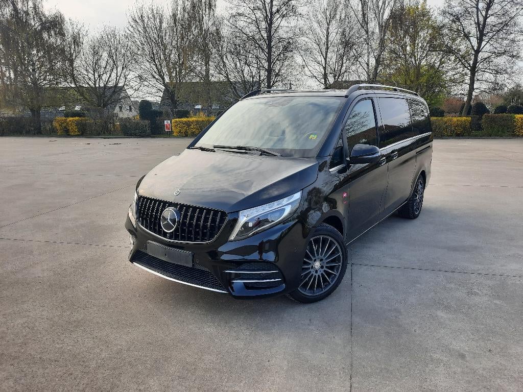 Nette degelijke v klasse v250, Auto's, Mercedes-Benz, Particulier, V-Klasse, Diesel, Euro 6, Automaat, Zwart, Zwart, Leder