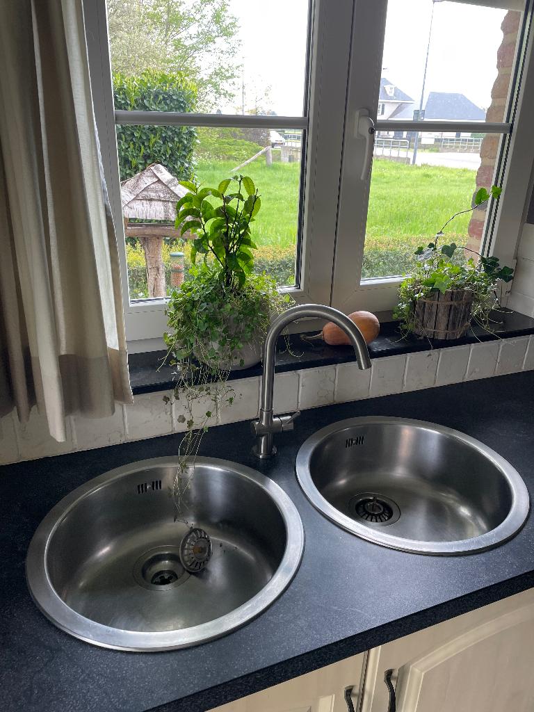 Inbouw spoelbak, Ophalen, Gebruikt, Minder dan 25 cm