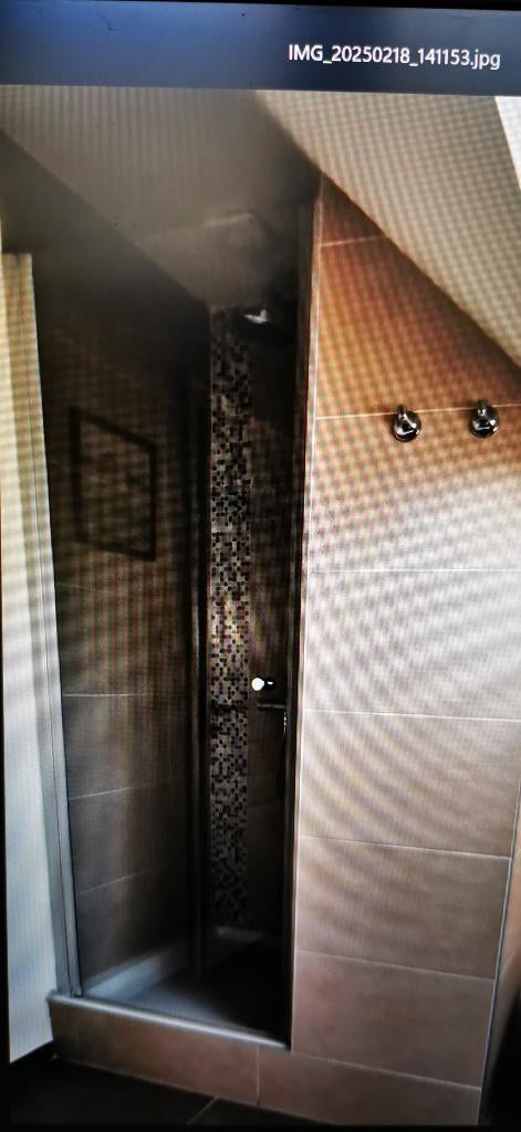 Porte de douche, Bricolage & Construction, Sanitaire, Enlèvement, Utilisé, Verre, Douche